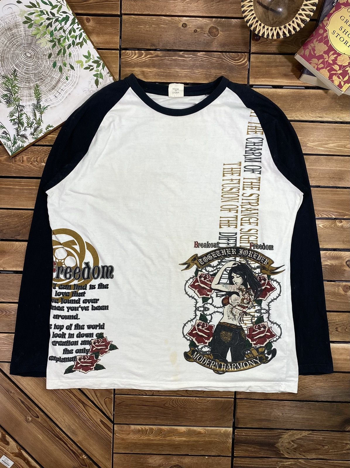 Japanese Brand × Vintage Vintage Modern Harmony Japanese Brand Big Logo Art Size XL Size US XL / EU 56 / 4 - 2 Thumbnail