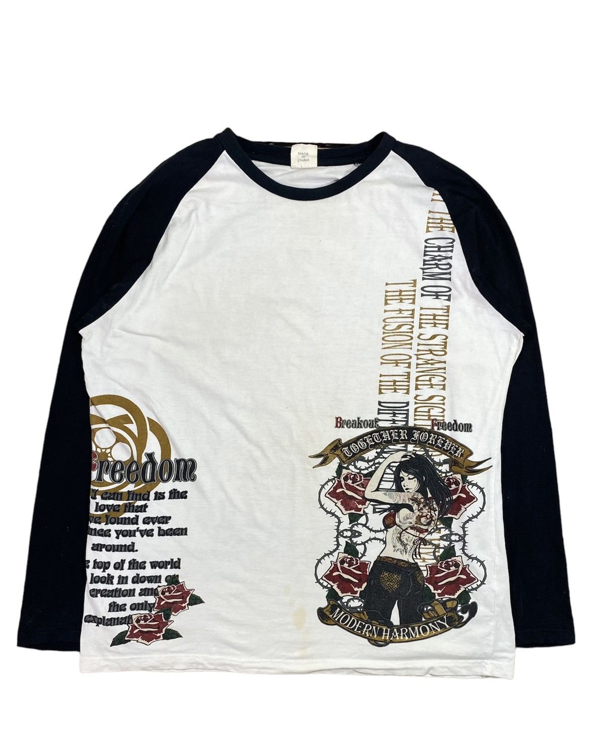Japanese Brand × Vintage Vintage Modern Harmony Japanese Brand Big Logo Art Size XL Size US XL / EU 56 / 4 - 1 Thumbnail