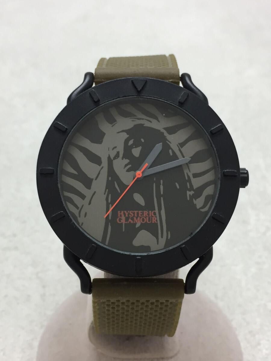image of Hysteric Glamour Vintage Watch in Black, Men's