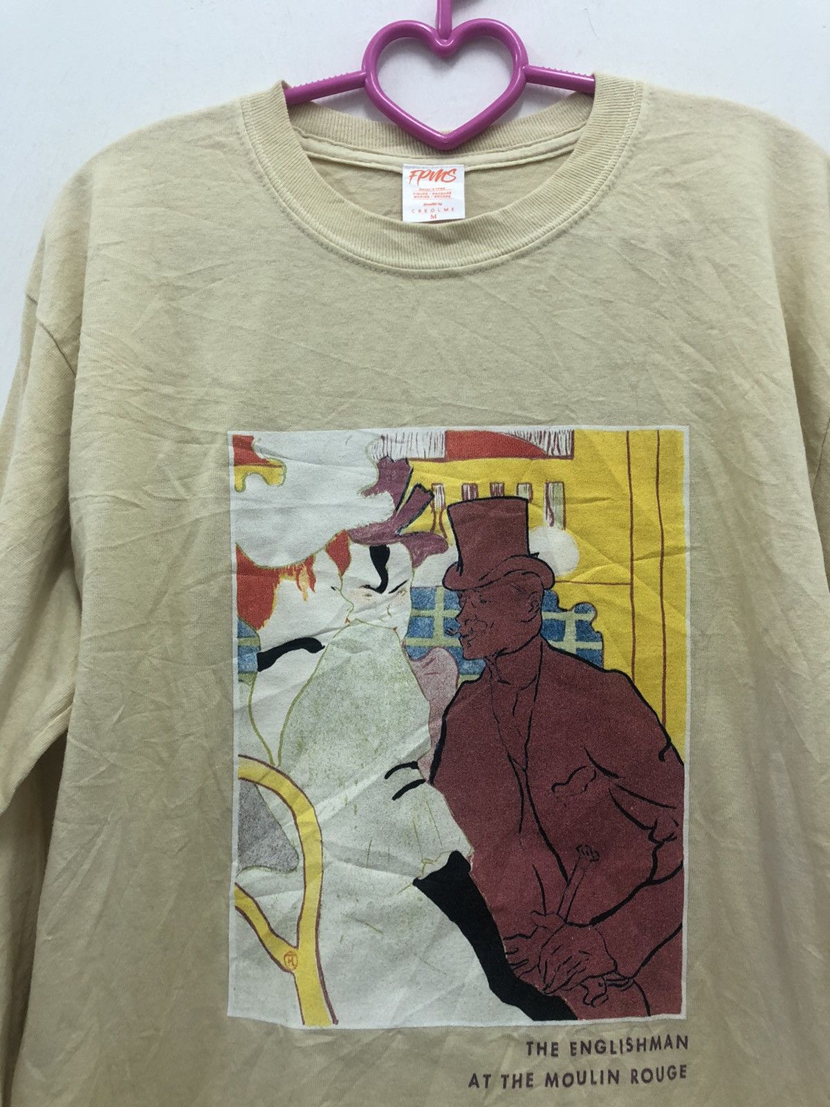 Vintage Vintage THE ENGLISHMAN AT THE MOULIN ROUGE PopArt Shirt Size US M / EU 48-50 / 2 - 2 Thumbnail
