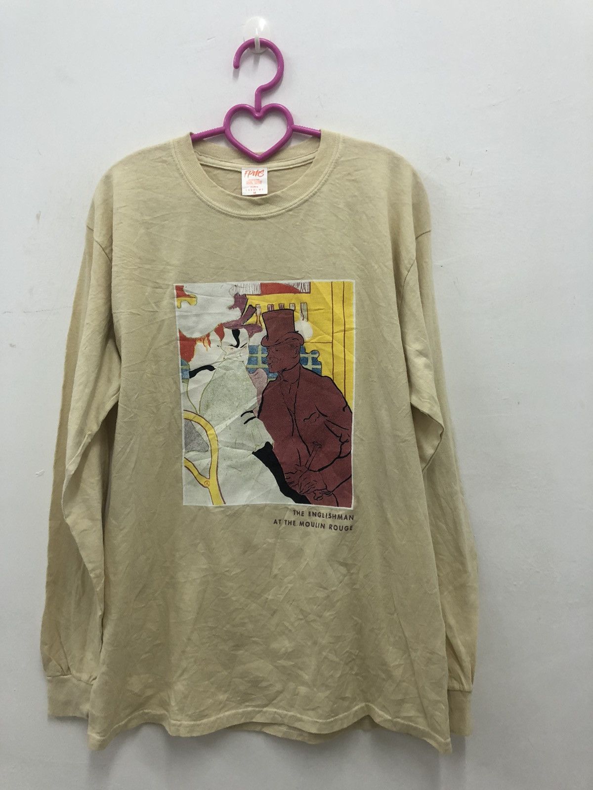 Vintage Vintage THE ENGLISHMAN AT THE MOULIN ROUGE PopArt Shirt Size US M / EU 48-50 / 2 - 1 Thumbnail