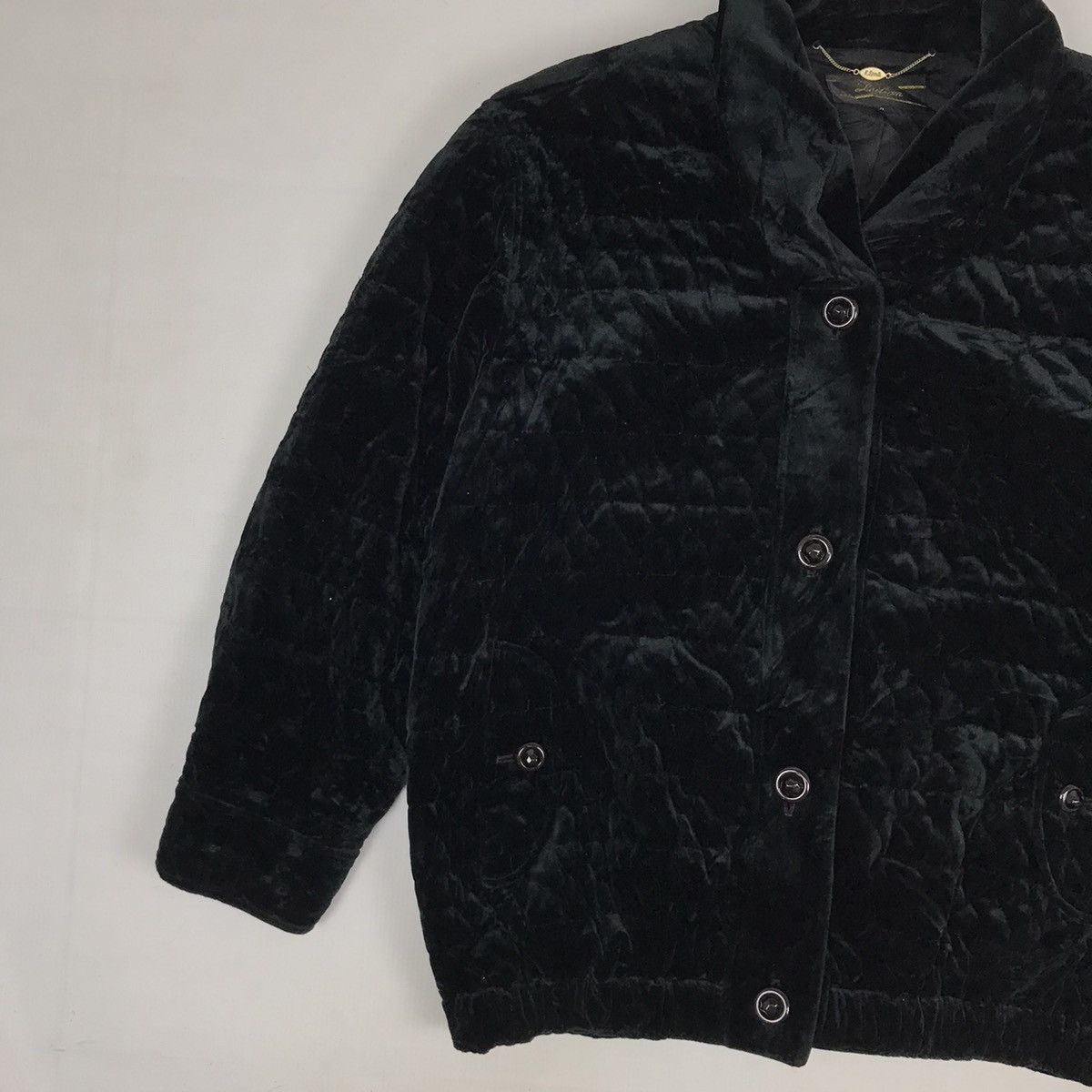 Japanese Brand × Velvet × Vintage Vintage Japanese Brand QUILTED Velvet Jacket Size US L / EU 52-54 / 3 - 4 Thumbnail