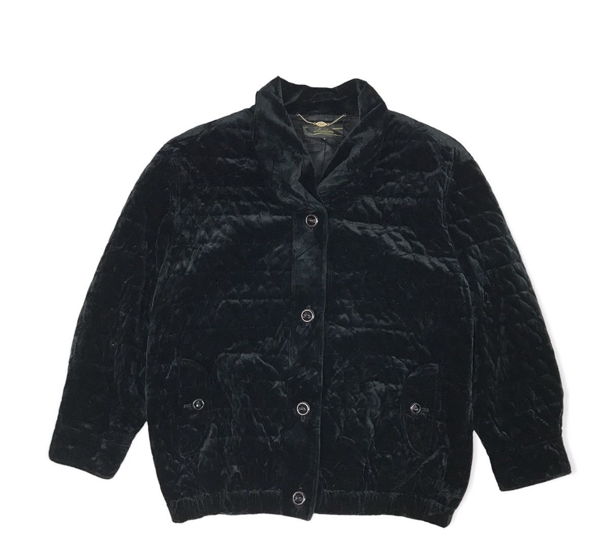 Japanese Brand × Velvet × Vintage Vintage Japanese Brand QUILTED Velvet Jacket Size US L / EU 52-54 / 3 - 1 Thumbnail