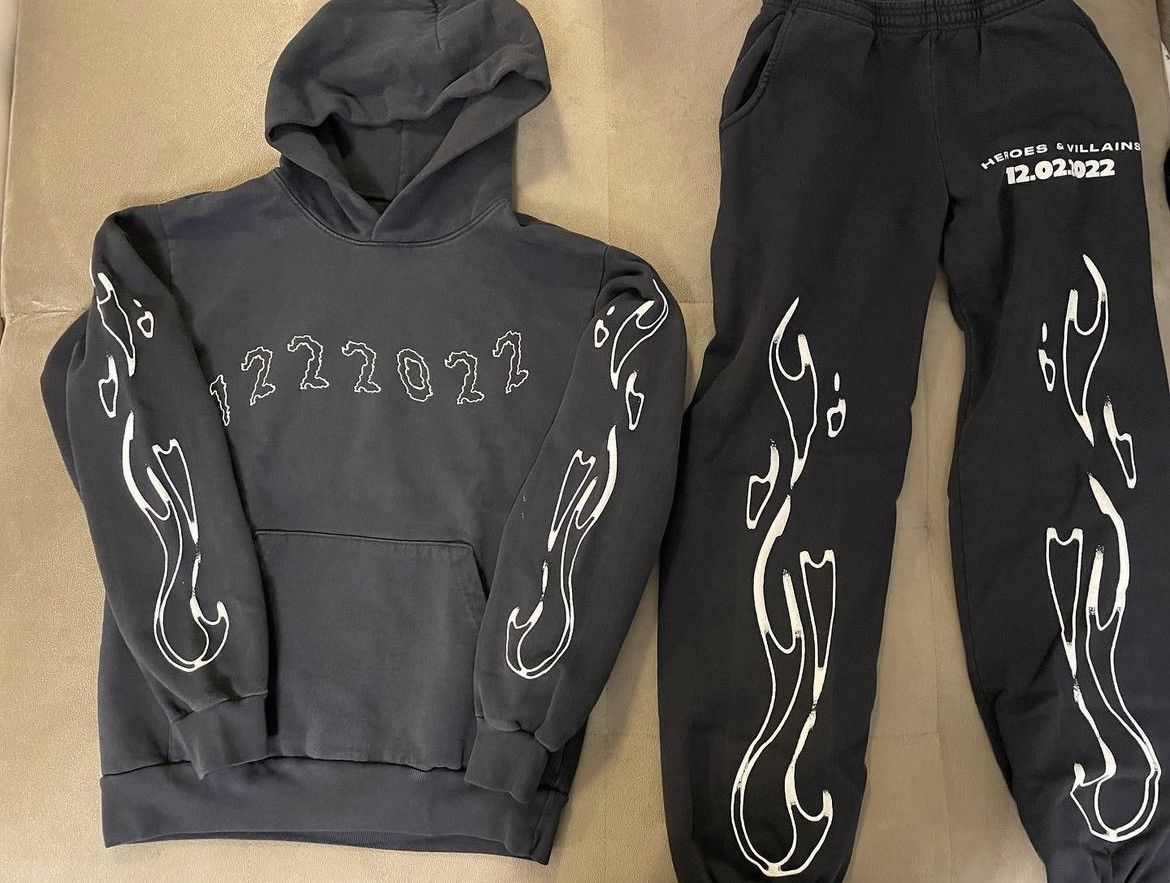 Metro Boomin × Other Hellstar X metro boomin sweatsuit hoodie + pants bundle m Size US M / EU 48-50 / 2 - 2 Thumbnail