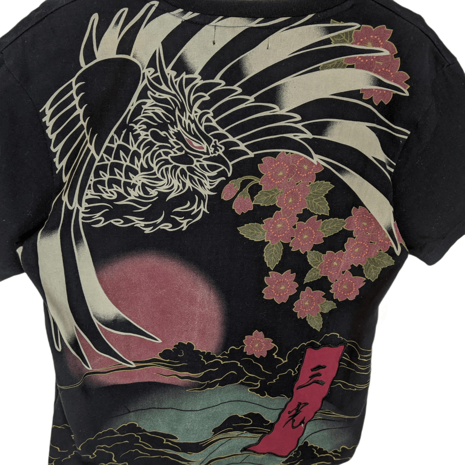Japanese Brand NEVERMIND Gangster Yakuza Eagle Graphic T-Shirt Size US L / EU 52-54 / 3 - 7 Thumbnail