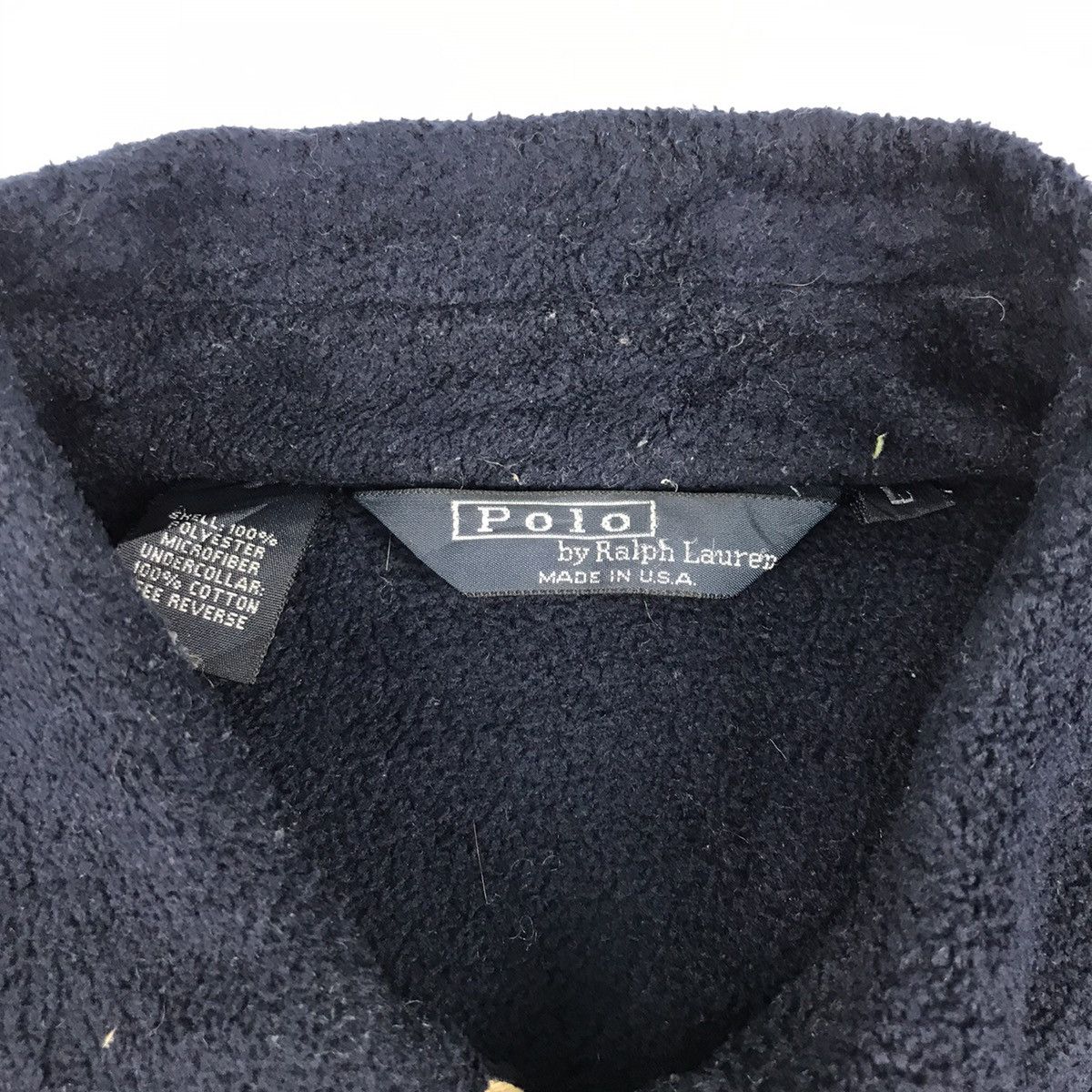 Polo Ralph Lauren × Ralph Lauren POLO by Ralph Lauren small pony sweater fleece jacket Size US L / EU 52-54 / 3 - 5 Thumbnail