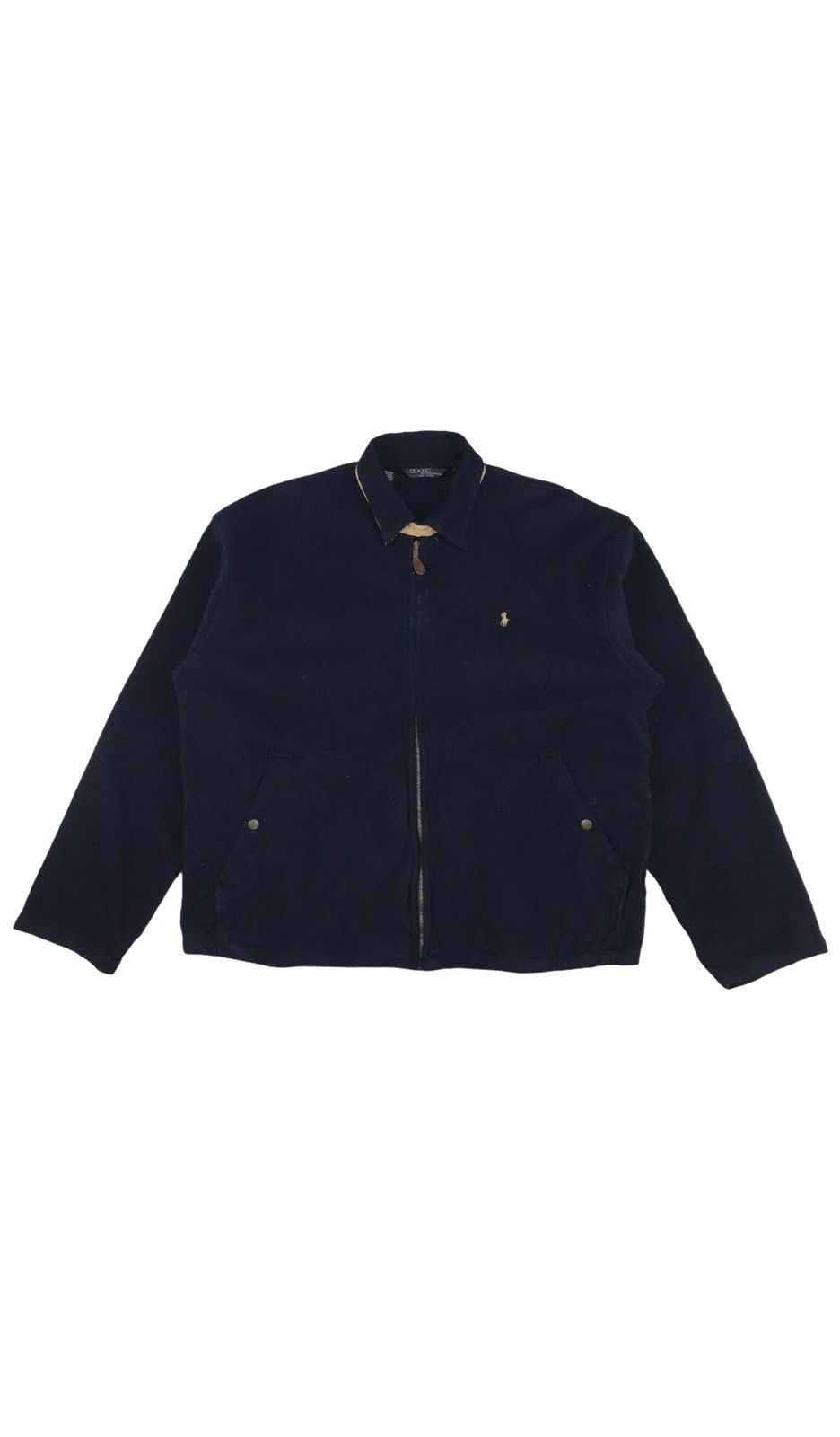 Polo Ralph Lauren × Ralph Lauren POLO by Ralph Lauren small pony sweater fleece jacket Size US L / EU 52-54 / 3 - 1 Thumbnail