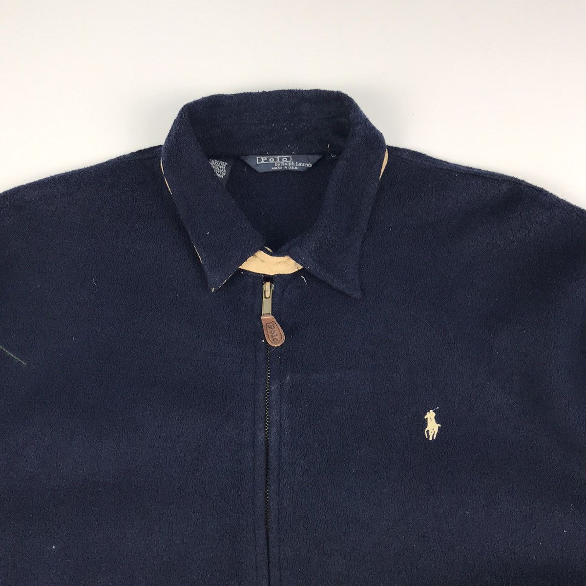 Polo Ralph Lauren × Ralph Lauren POLO by Ralph Lauren small pony sweater fleece jacket Size US L / EU 52-54 / 3 - 3 Thumbnail