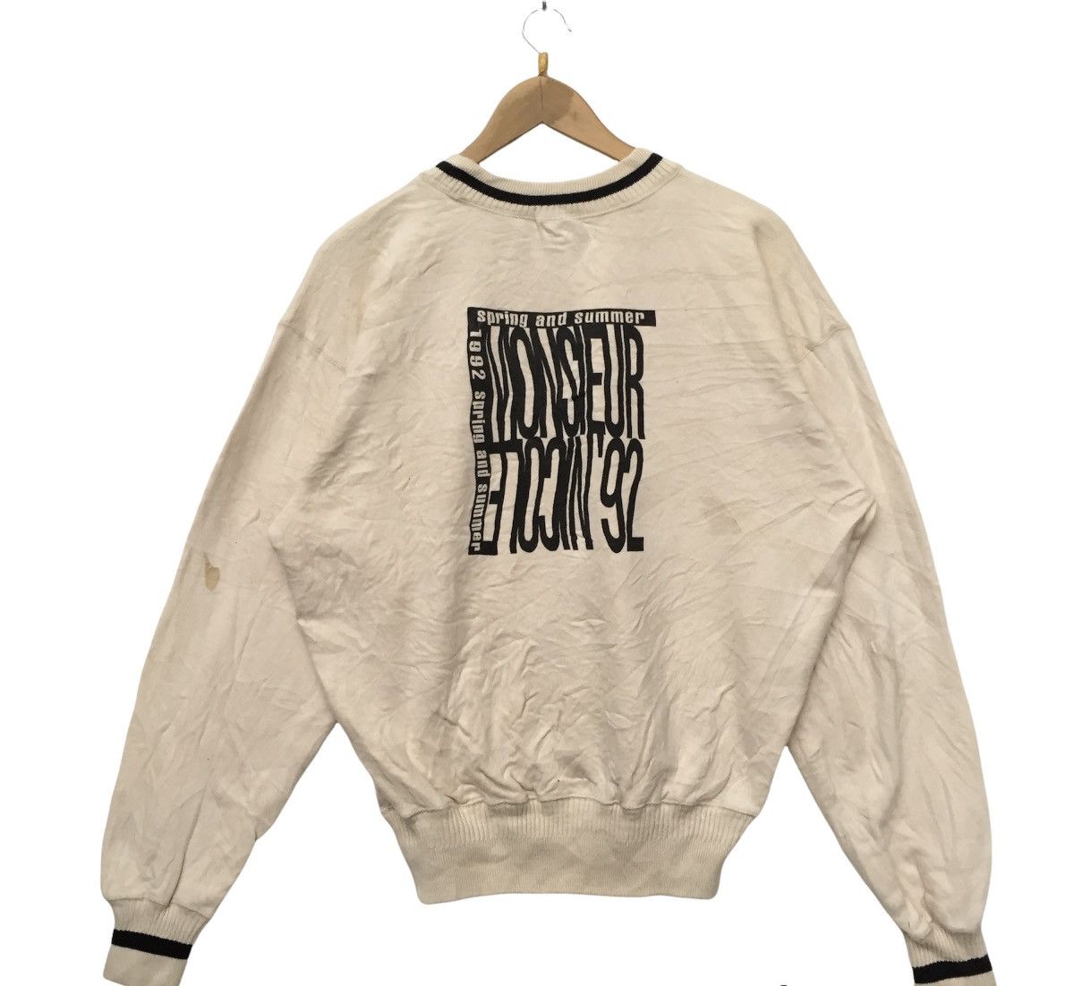Vintage Vintage Nicole Monsieur Logo spell out nice design Size US L / EU 52-54 / 3 - 1 Thumbnail