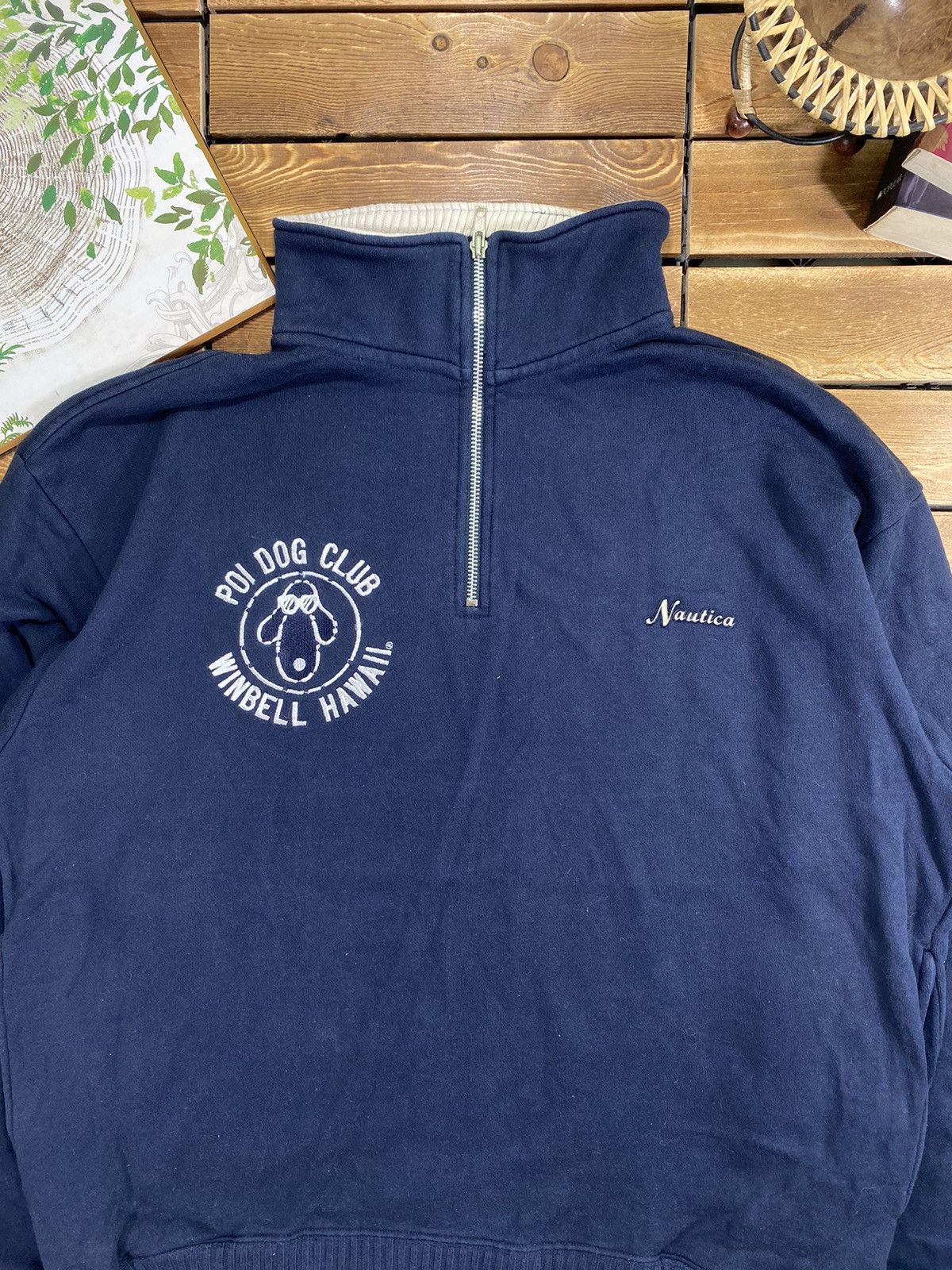 Nautica × Vintage Vintage Nautica Sweatshirt Poi Dog Club Small Logo Size M Size US M / EU 48-50 / 2 - 6 Thumbnail