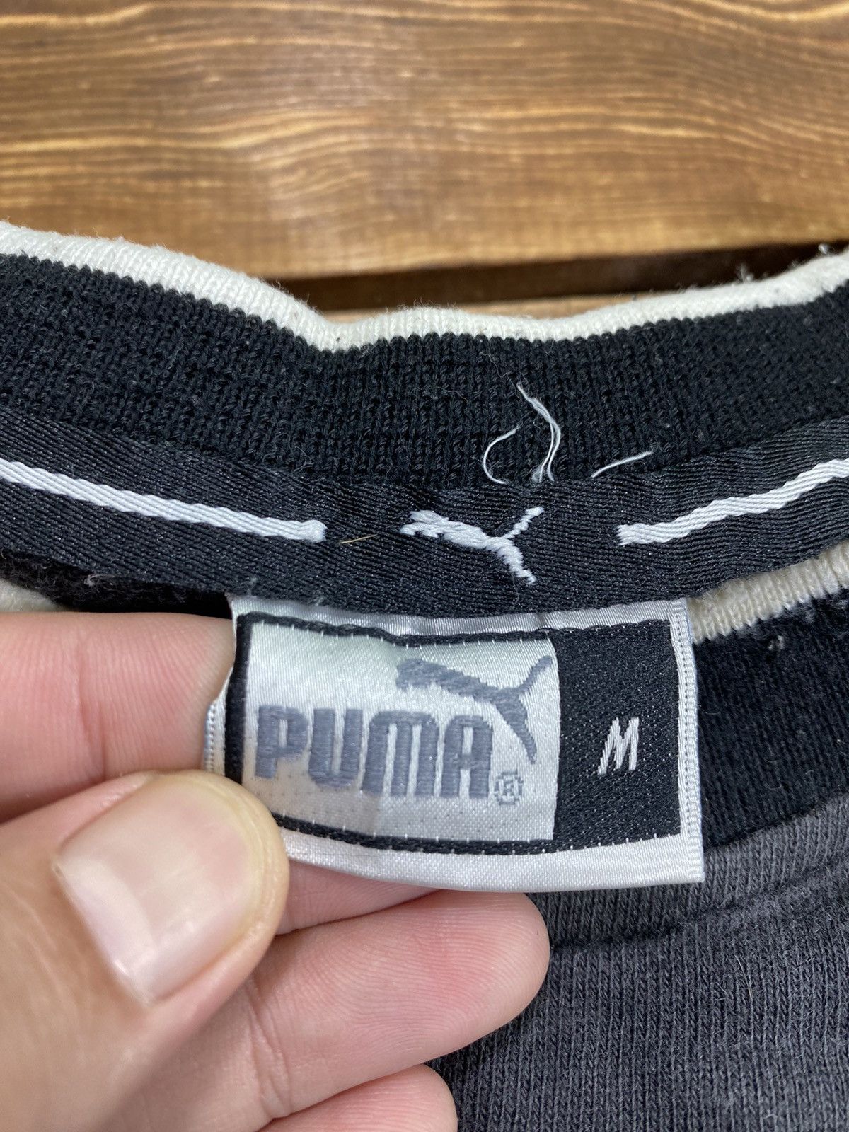 Puma × Vintage Vintage 90s Puma Big Logo Sweatshirt nice Design Size M Size US M / EU 48-50 / 2 - 7 Thumbnail