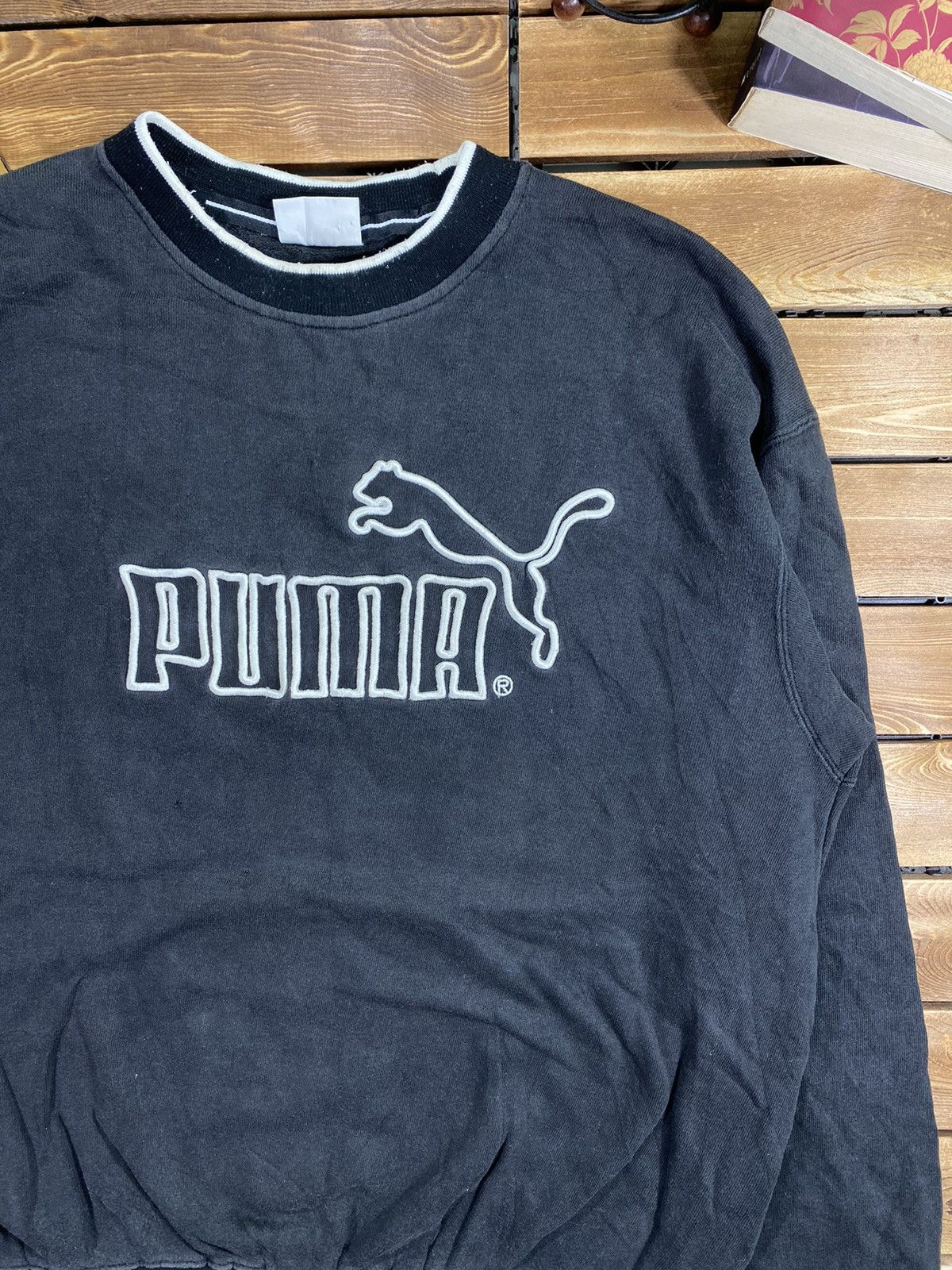 Puma × Vintage Vintage 90s Puma Big Logo Sweatshirt nice Design Size M Size US M / EU 48-50 / 2 - 4 Thumbnail