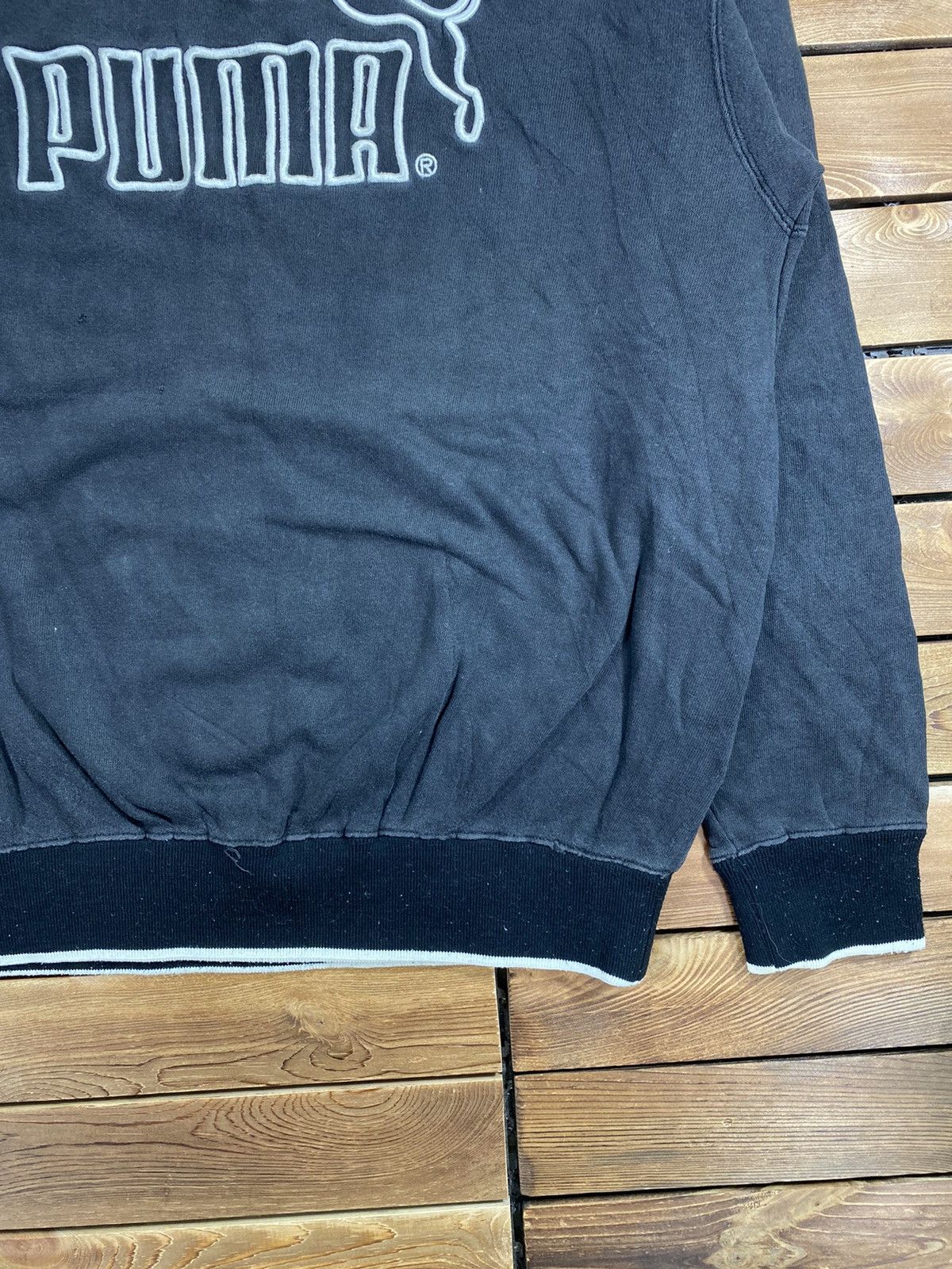 Puma × Vintage Vintage 90s Puma Big Logo Sweatshirt nice Design Size M Size US M / EU 48-50 / 2 - 2 Thumbnail
