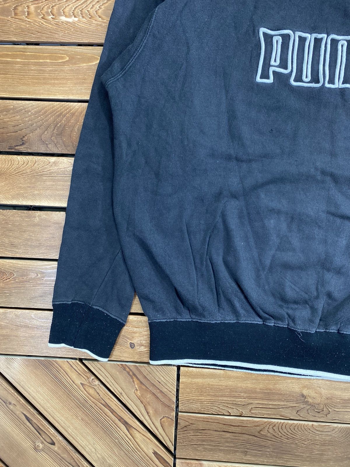 Puma × Vintage Vintage 90s Puma Big Logo Sweatshirt nice Design Size M Size US M / EU 48-50 / 2 - 3 Thumbnail