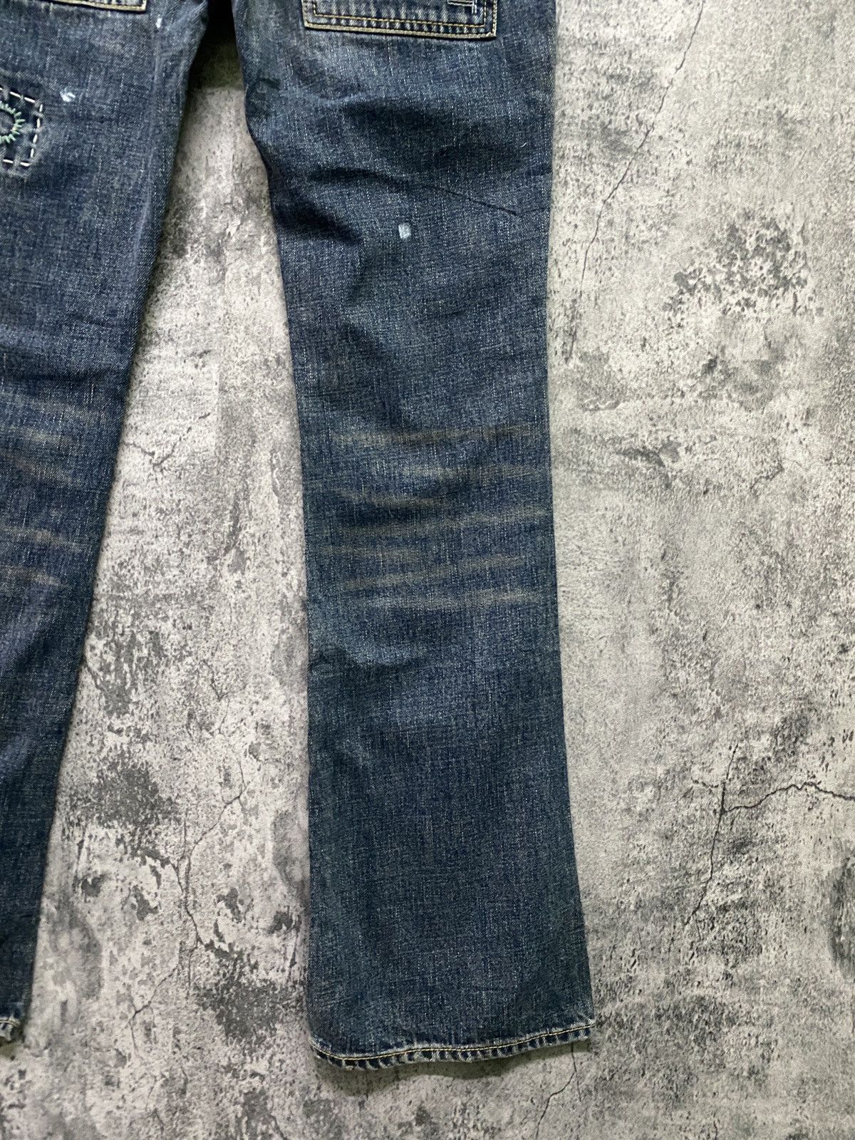 Designer × Japanese Brand Japanese Sashiko BACK NUMBER Bush Low Rise Pants Size US 30 / EU 46 - 15 Thumbnail