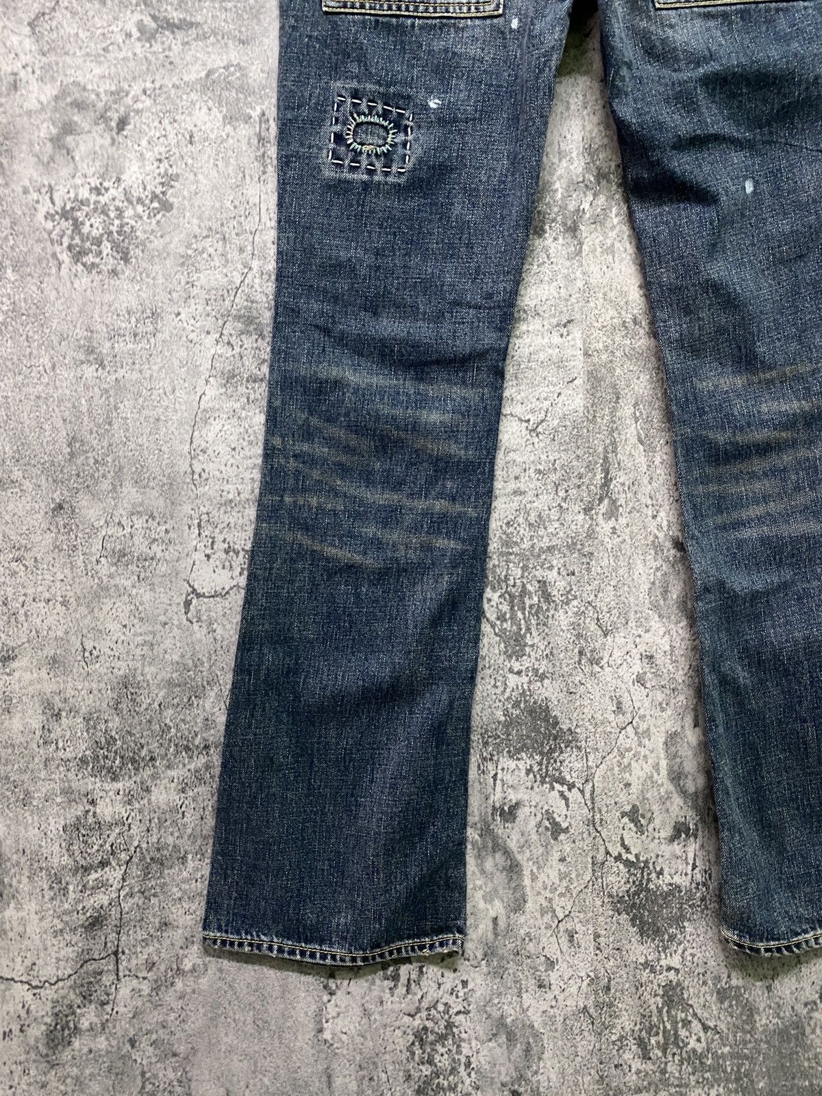 Designer × Japanese Brand Japanese Sashiko BACK NUMBER Bush Low Rise Pants Size US 30 / EU 46 - 14 Thumbnail