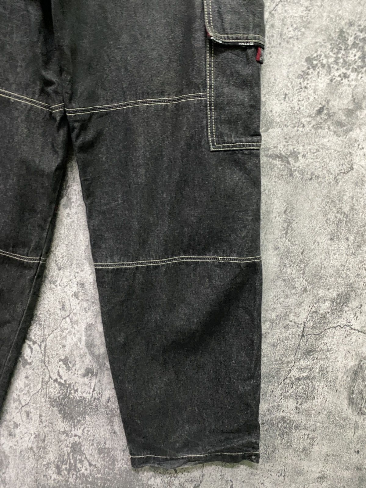Japanese Brand PIKO Hawaiian Denim Baggy Cargo Pants Size US 29 - 15 Thumbnail
