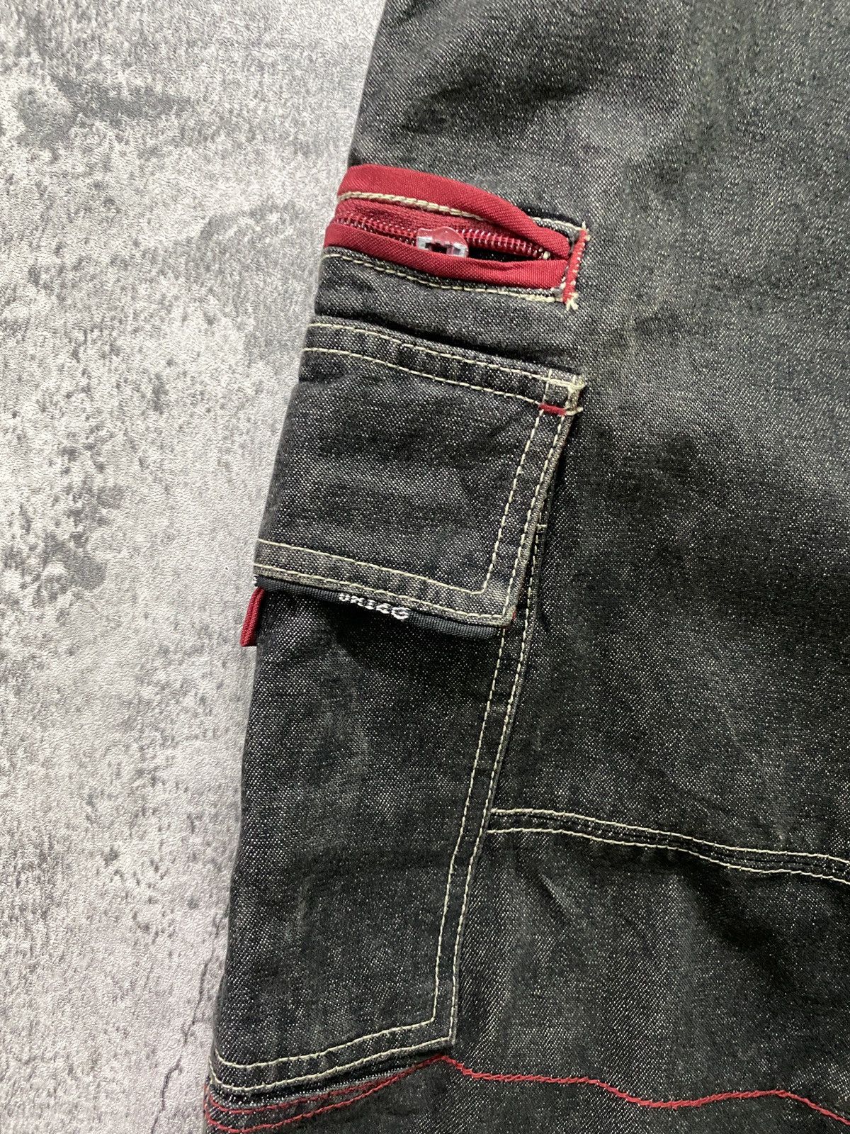 Japanese Brand PIKO Hawaiian Denim Baggy Cargo Pants Size US 29 - 9 Thumbnail