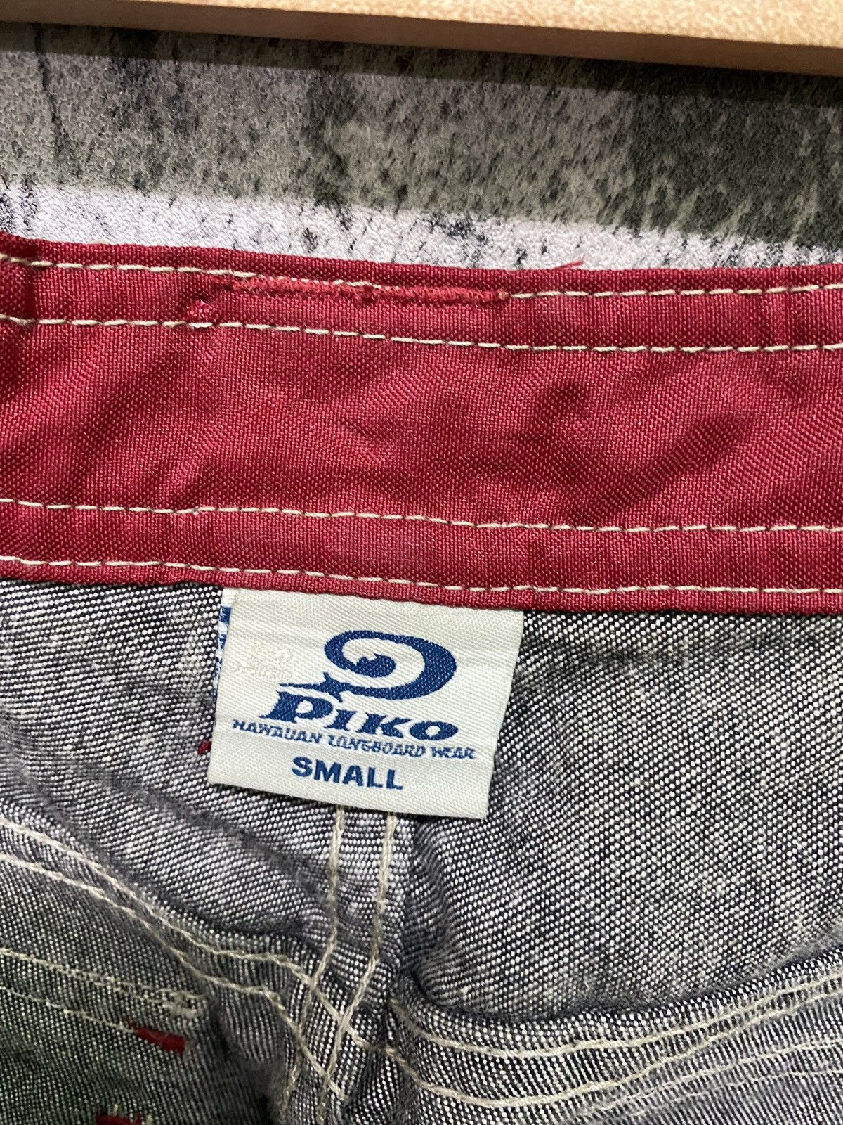 Japanese Brand PIKO Hawaiian Denim Baggy Cargo Pants Size US 29 - 19 Thumbnail