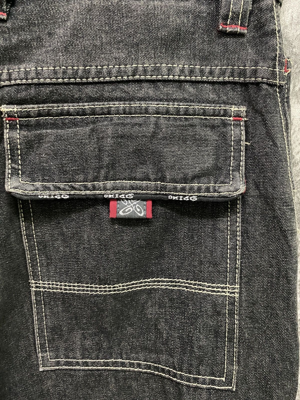 Japanese Brand PIKO Hawaiian Denim Baggy Cargo Pants Size US 29 - 18 Thumbnail