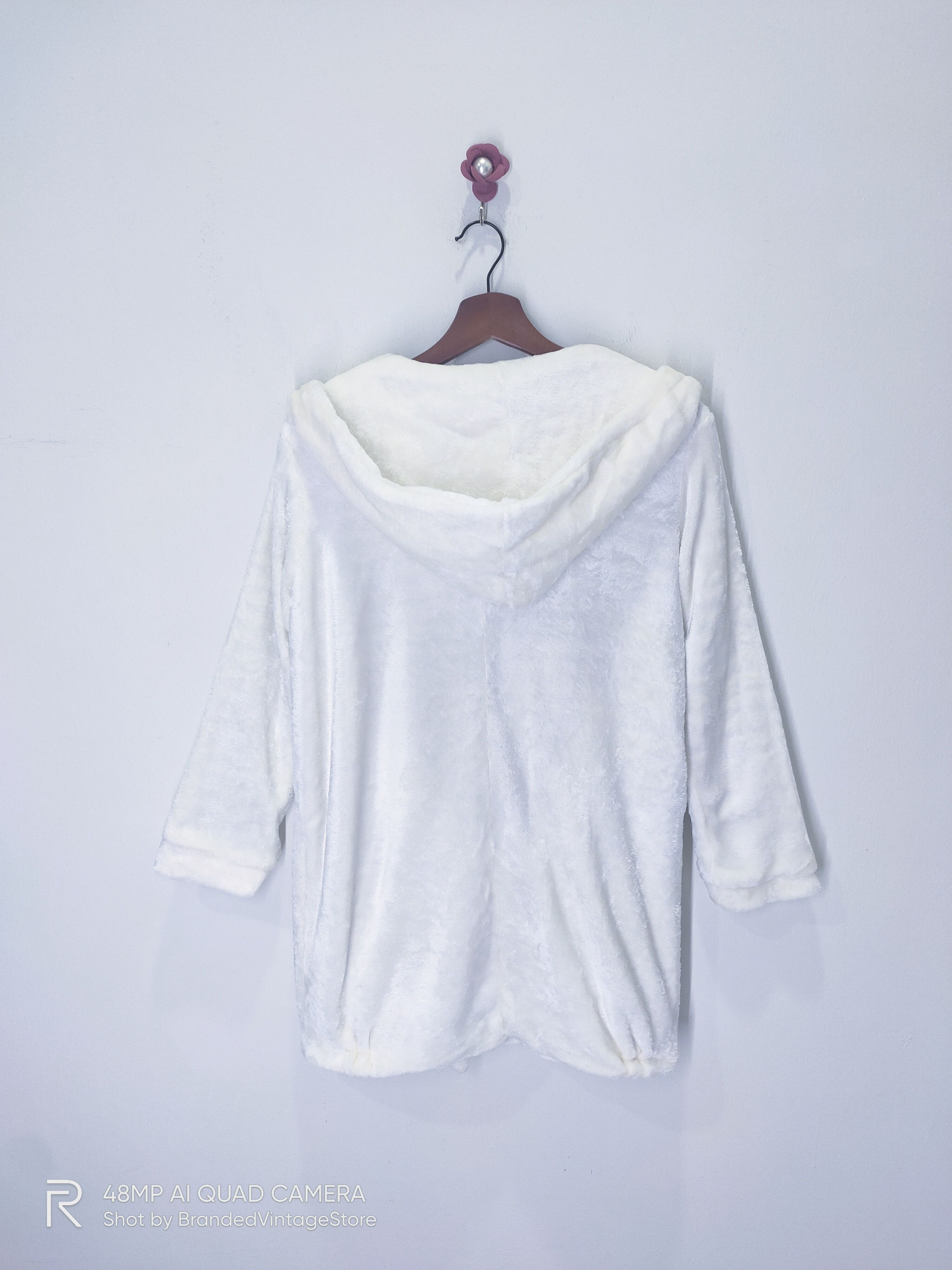 Japanese Brand MC SISTER 3Q Soft Fur Fleece Hoodie Tunic Coat Parka Jacket Size M / US 6-8 / IT 42-44 - 4 Thumbnail