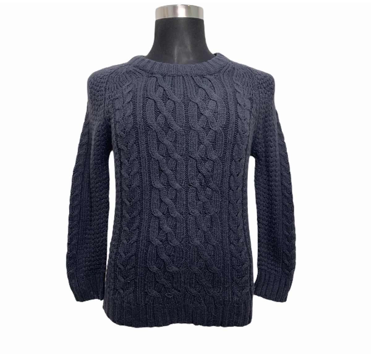 Aran Isles Knitwear × Aran Sweater Market BRICOLAGE Aran Twist Cable Crochet Knit Sweater Sweatshirt Size US M / EU 48-50 / 2 - 1 Thumbnail