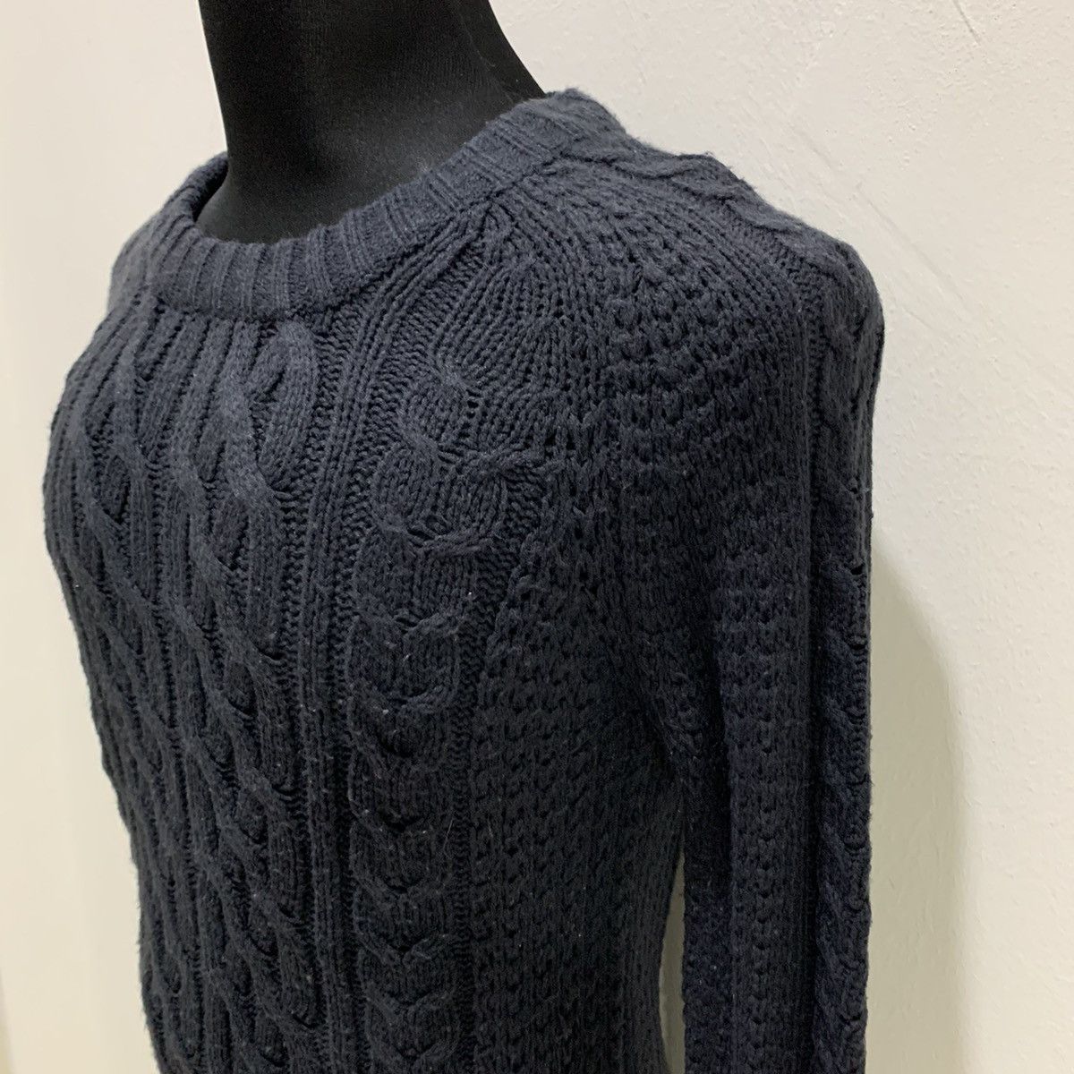 Aran Isles Knitwear × Aran Sweater Market BRICOLAGE Aran Twist Cable Crochet Knit Sweater Sweatshirt Size US M / EU 48-50 / 2 - 5 Thumbnail