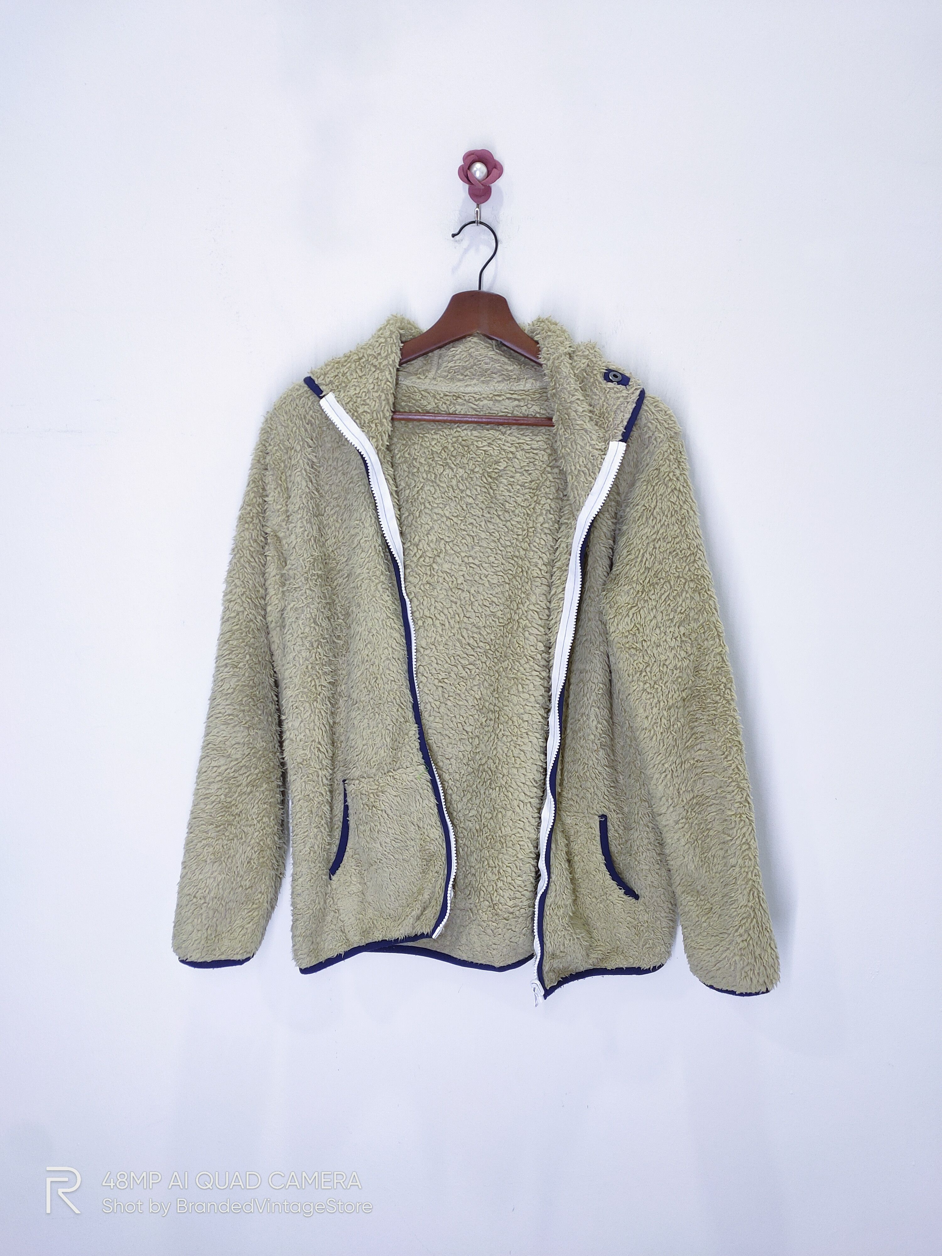 Japanese Brand Vintage AN MRLEE Sherpa Reversible Zipper Fur Hoodie Jacket Size US L / EU 52-54 / 3 - 5 Thumbnail