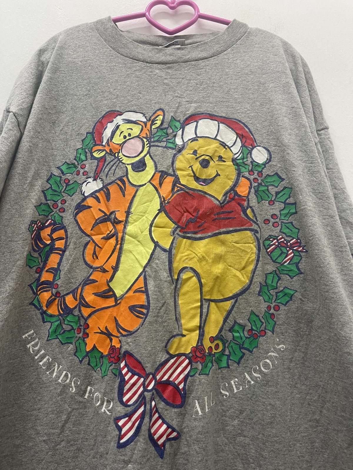 Cartoon Network Rare Vintage WINNIE THE POOH Tigger Friends For All Seasons Size US XL / EU 56 / 4 - 2 Thumbnail