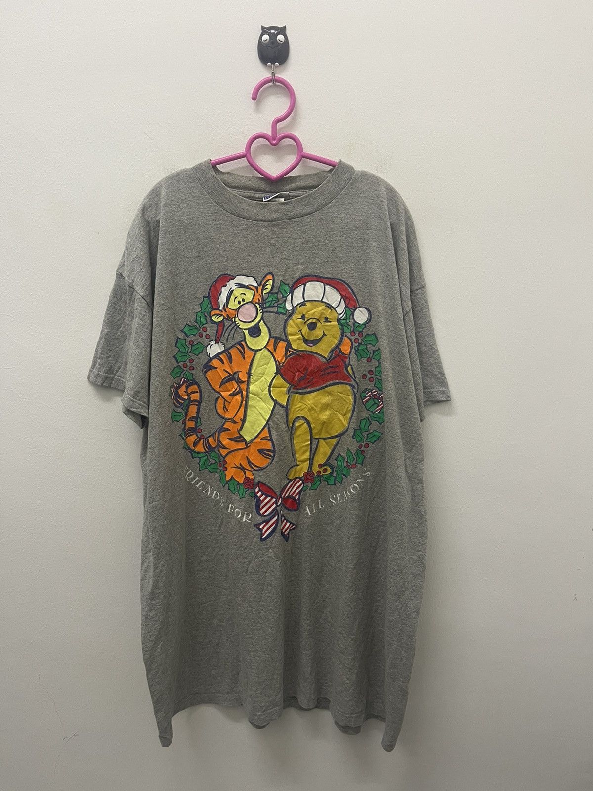 Cartoon Network Rare Vintage WINNIE THE POOH Tigger Friends For All Seasons Size US XL / EU 56 / 4 - 1 Thumbnail