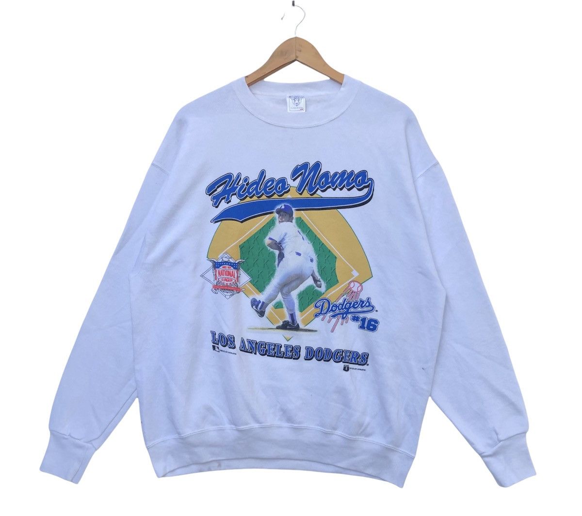 MLB Vintage ‘95 Los Angeles Dodgers Hideo Nomo MLB Nutmeg Size US L / EU 52-54 / 3 - 1 Thumbnail