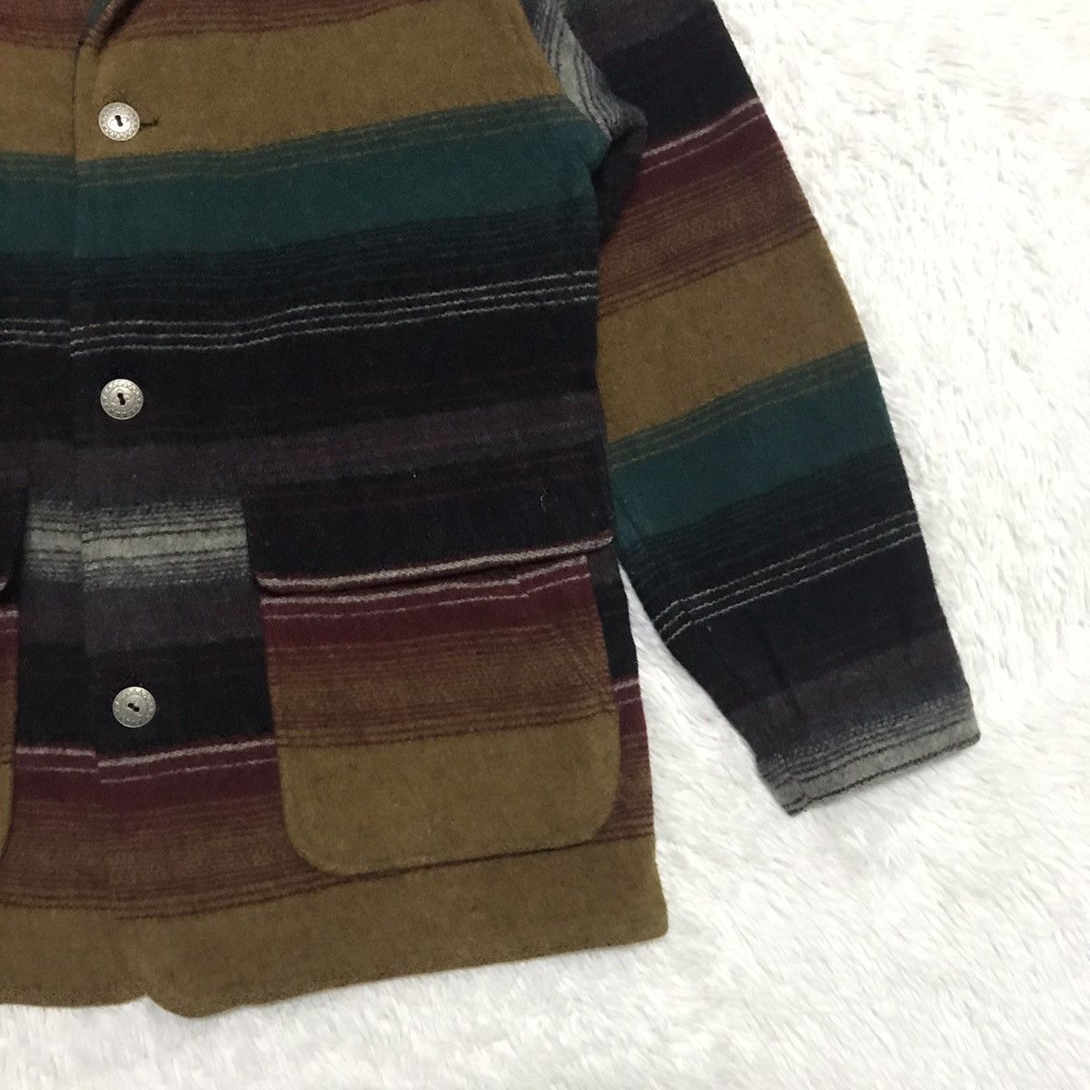 Woolrich Woolen Mills Vintage Woolrich Blanket Cloak Wool & Nylon Jacket Size US M / EU 48-50 / 2 - 6 Thumbnail