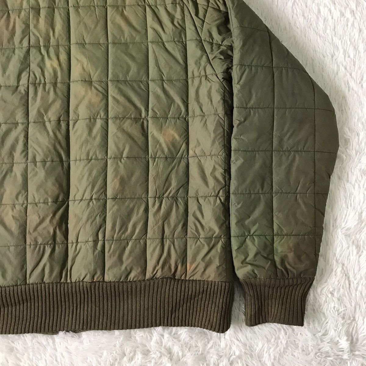 Alpha Industries Thrashed Faded Alpha Industries Quilted Style Jacket Size US XL / EU 56 / 4 - 12 Thumbnail