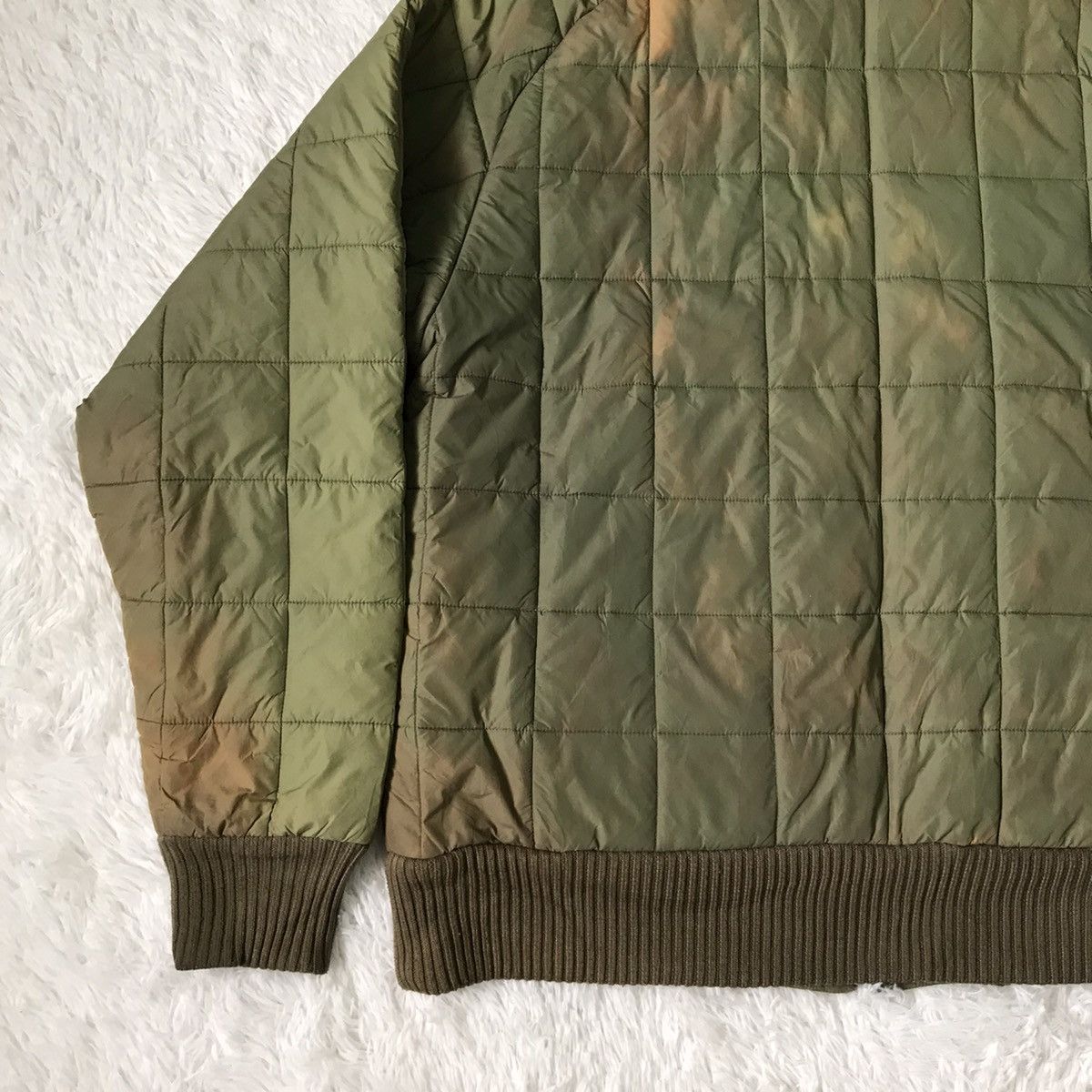 Alpha Industries Thrashed Faded Alpha Industries Quilted Style Jacket Size US XL / EU 56 / 4 - 13 Thumbnail