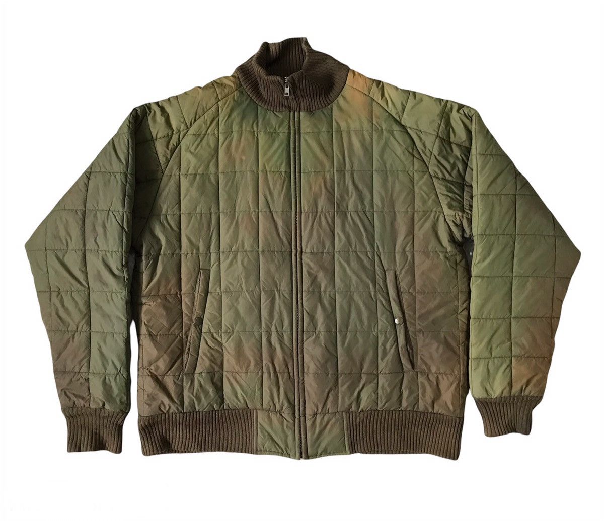 Alpha Industries Thrashed Faded Alpha Industries Quilted Style Jacket Size US XL / EU 56 / 4 - 1 Thumbnail