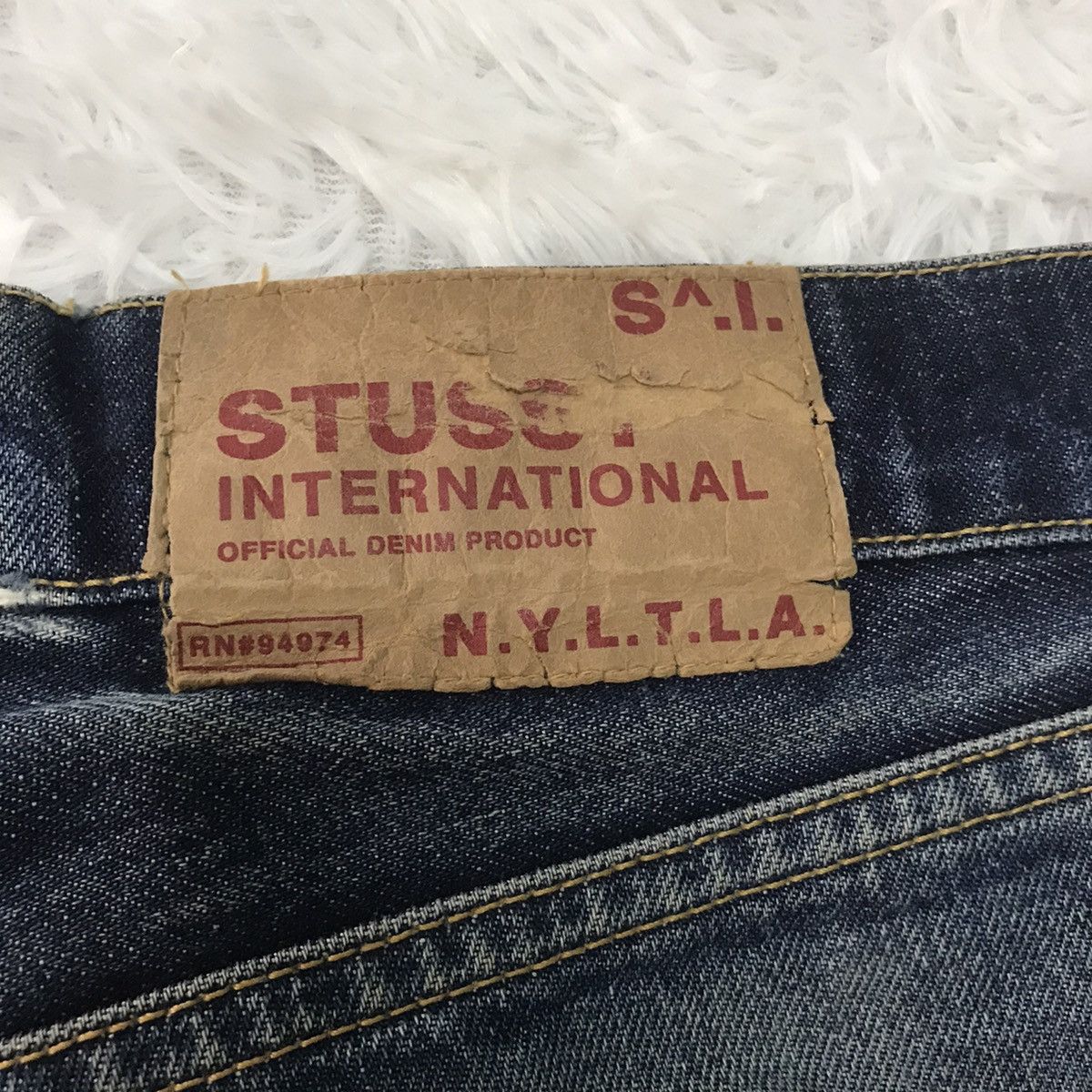 Stussy Distress Stussy International Jeans Denim Pant Made in Usa Size US 32 / EU 48 - 14 Thumbnail