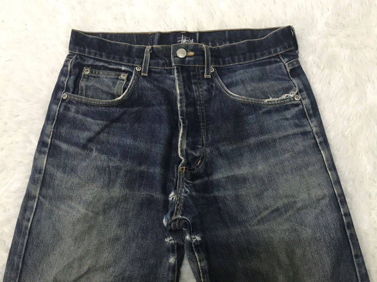 Stussy Distress Stussy International Jeans Denim Pant Made in Usa Size US 32 / EU 48 - 7 Thumbnail
