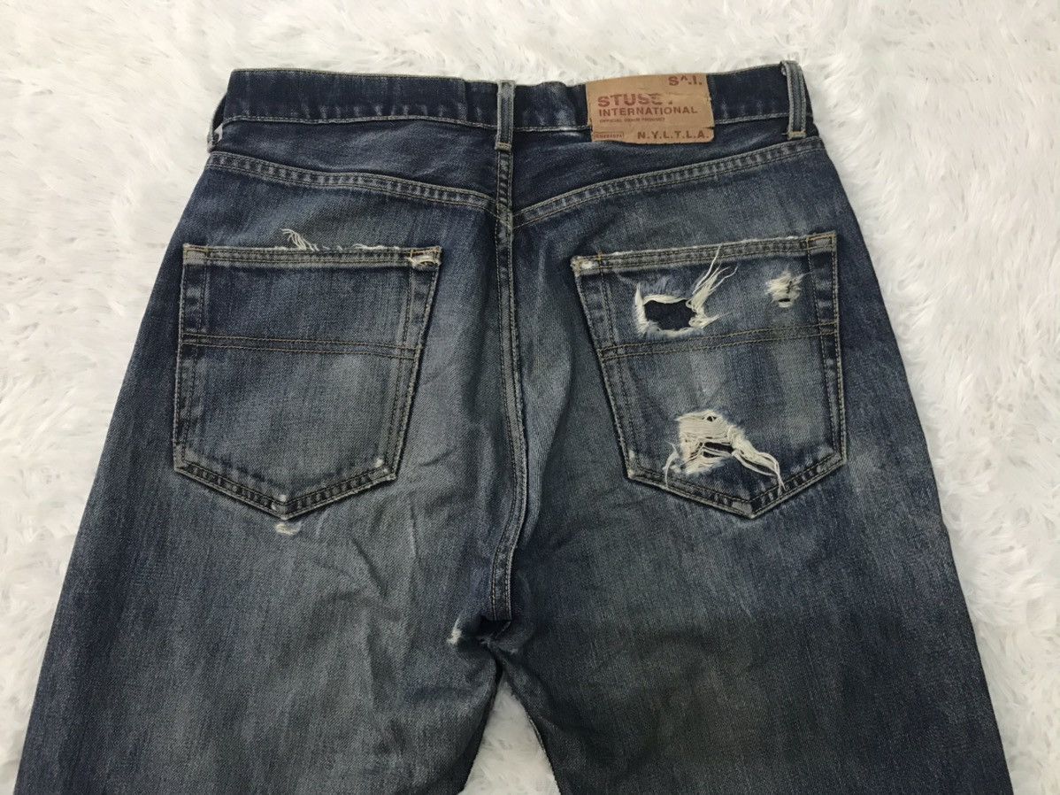 Stussy Distress Stussy International Jeans Denim Pant Made in Usa Size US 32 / EU 48 - 13 Thumbnail