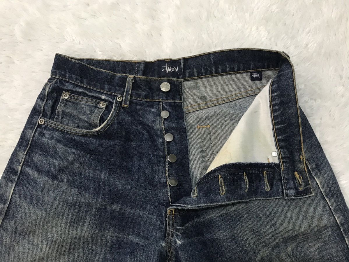 Stussy Distress Stussy International Jeans Denim Pant Made in Usa Size US 32 / EU 48 - 17 Thumbnail