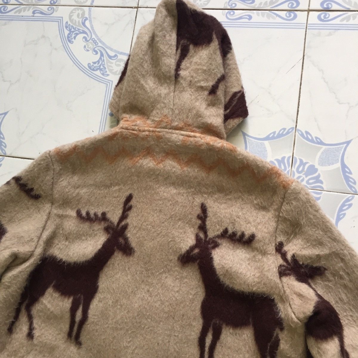 Japanese Brand Big Deers Novajo Design Style Sweater Zipper Jacket Hoodie Size US M / EU 48-50 / 2 - 14 Thumbnail