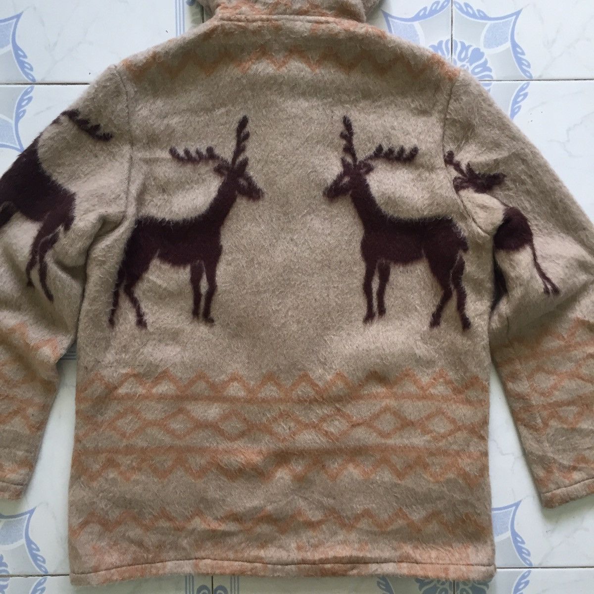 Japanese Brand Big Deers Novajo Design Style Sweater Zipper Jacket Hoodie Size US M / EU 48-50 / 2 - 15 Thumbnail