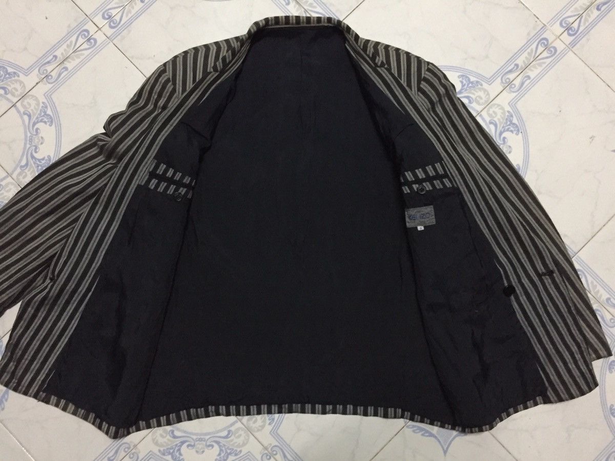 Kenzo Kenzo Zebra Stripes Jacket Coat Made in Japan Size US M / EU 48-50 / 2 - 15 Thumbnail