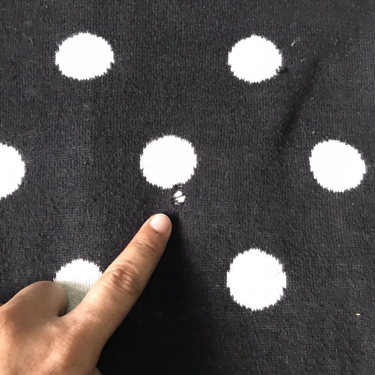 Japanese Brand Jungle Storm Polka Dot Cardigan Sweater Full Button Hooded Size US M / EU 48-50 / 2 - 15 Thumbnail