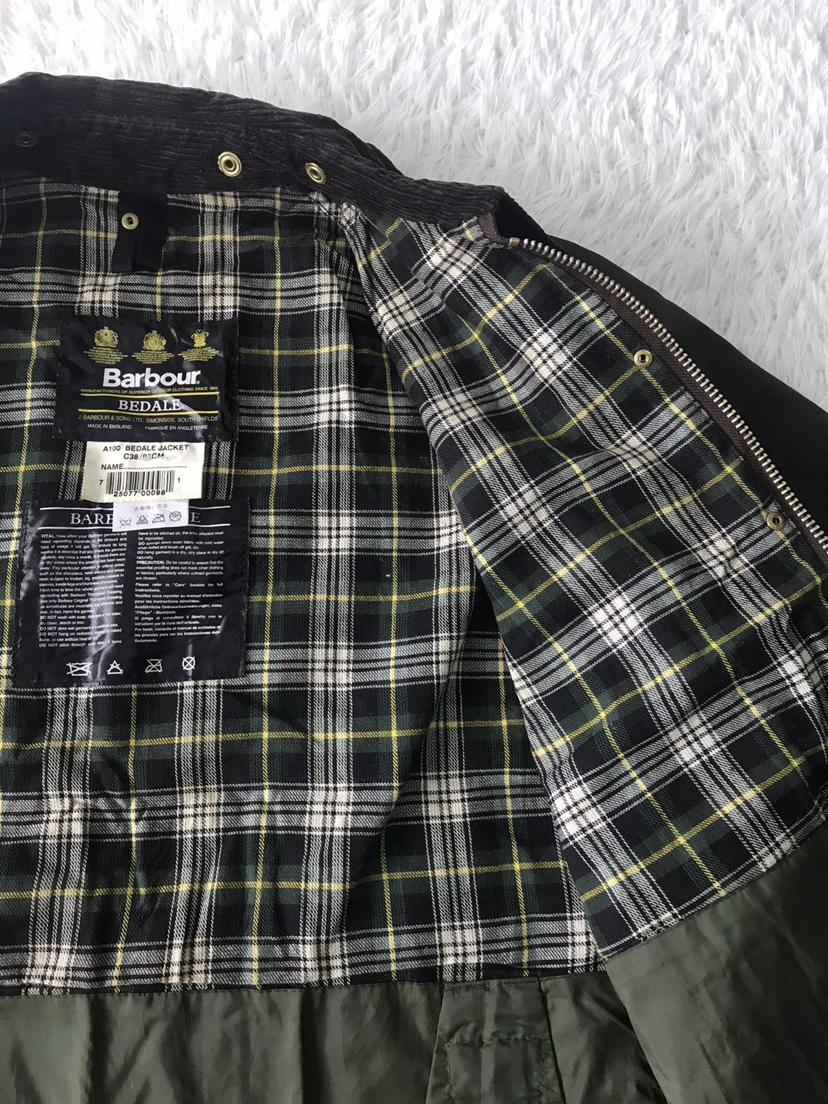Barbour Barbour Wax A100 Bedale Jacket Made in England Size US M / EU 48-50 / 2 - 24 Thumbnail