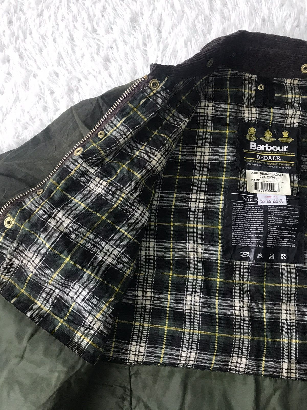 Barbour Barbour Wax A100 Bedale Jacket Made in England Size US M / EU 48-50 / 2 - 23 Thumbnail