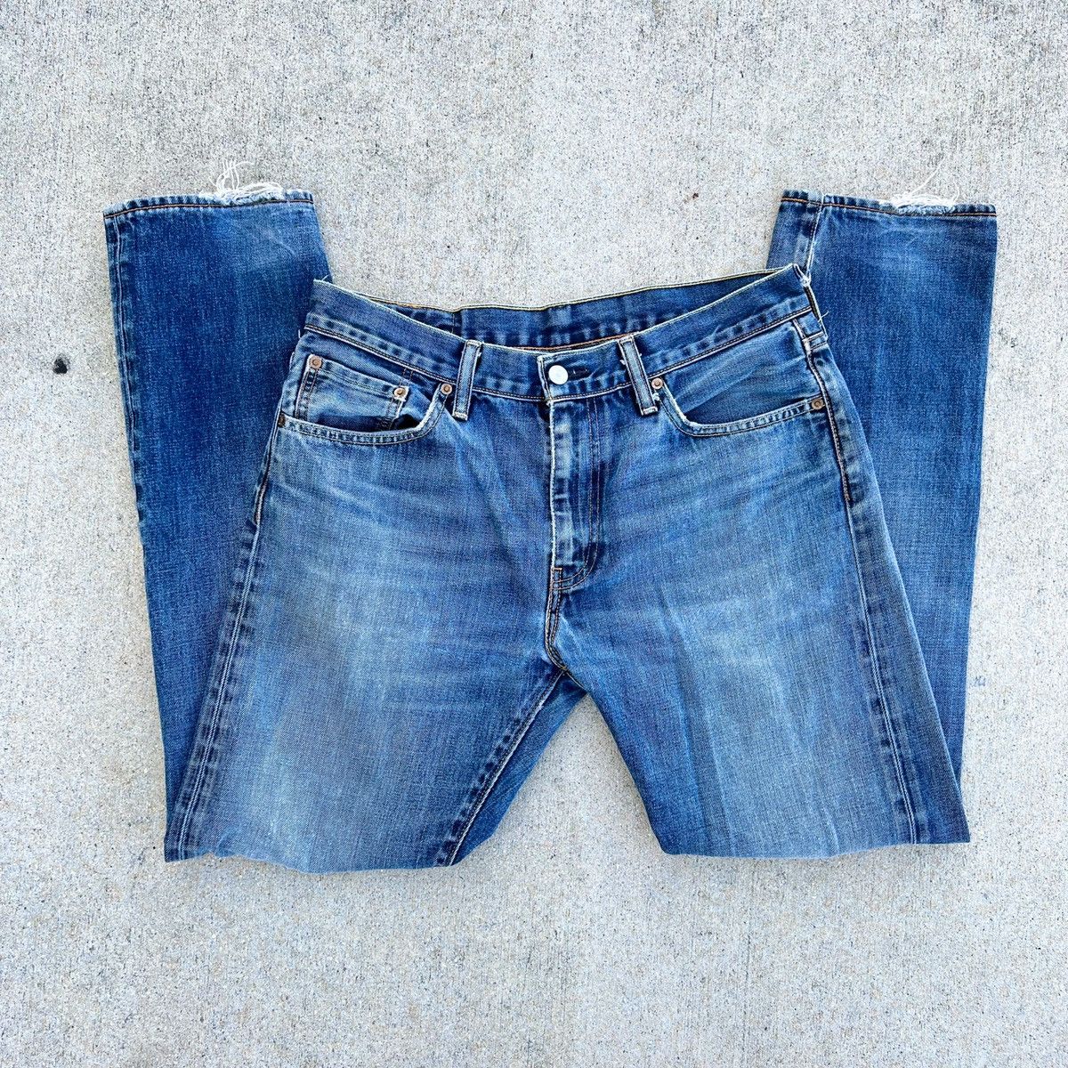 Levi's × Levi's Vintage Clothing × Vintage Distressed Levi’s 508 Denim Jeans 33 x 30 Medium Wash Size US 33 - 14 Thumbnail