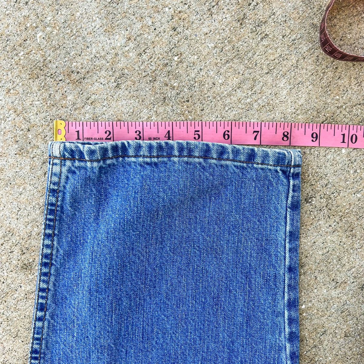 Harley Davidson × Vintage Vintage Harley Davidson Biker Denim Jeans 36x30 Light Wash Size US 36 / EU 52 - 10 Thumbnail