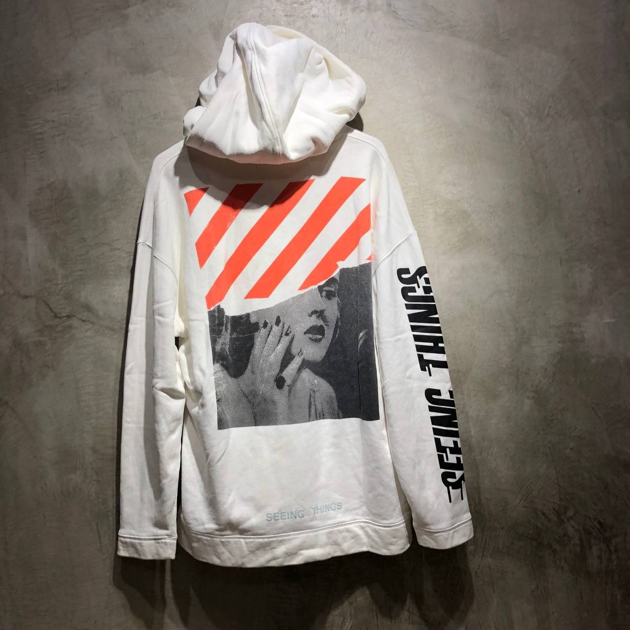 image of Off White Off-White Marilyn Monroe Hoodie, Men's (Size 2XL)