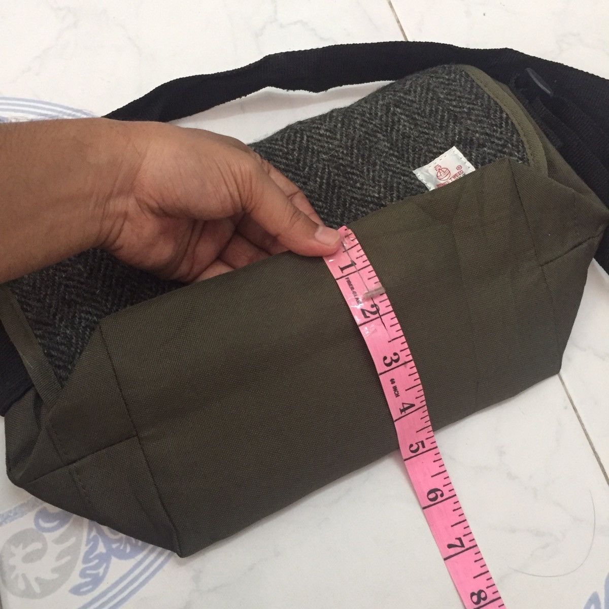 Harris Tweed × Japanese Brand Harris Tweed Hand Woven Sling/Shoulder Bag Size ONE SIZE - 14 Thumbnail