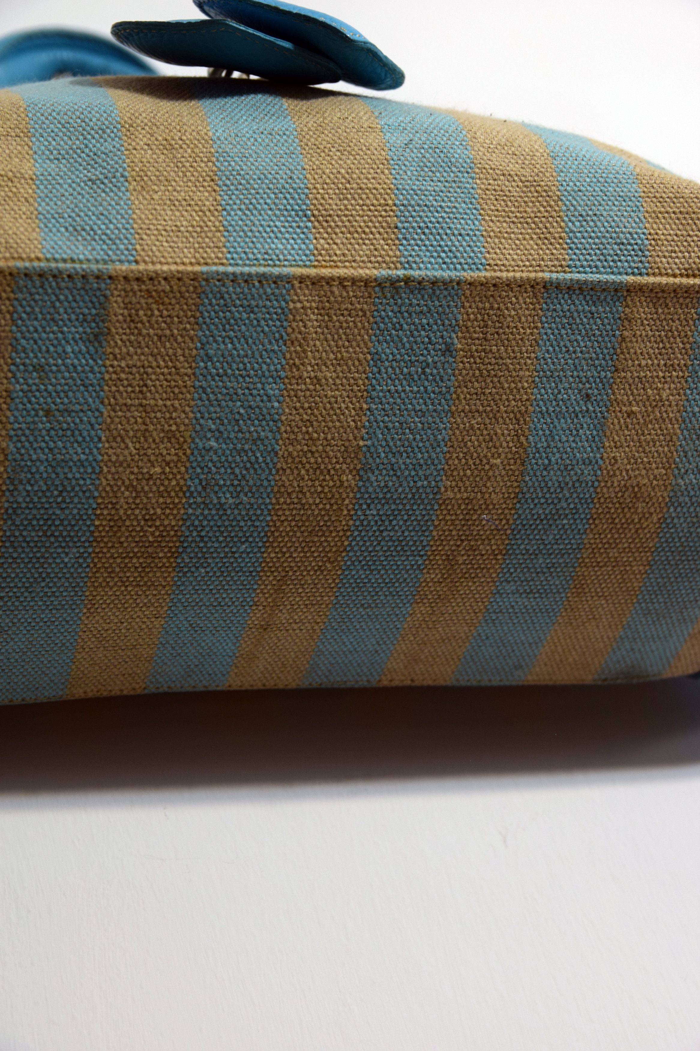 Other Suedue Leather Roberto Di Gandalfi Stripe Hand Bag Size ONE SIZE - 5 Thumbnail